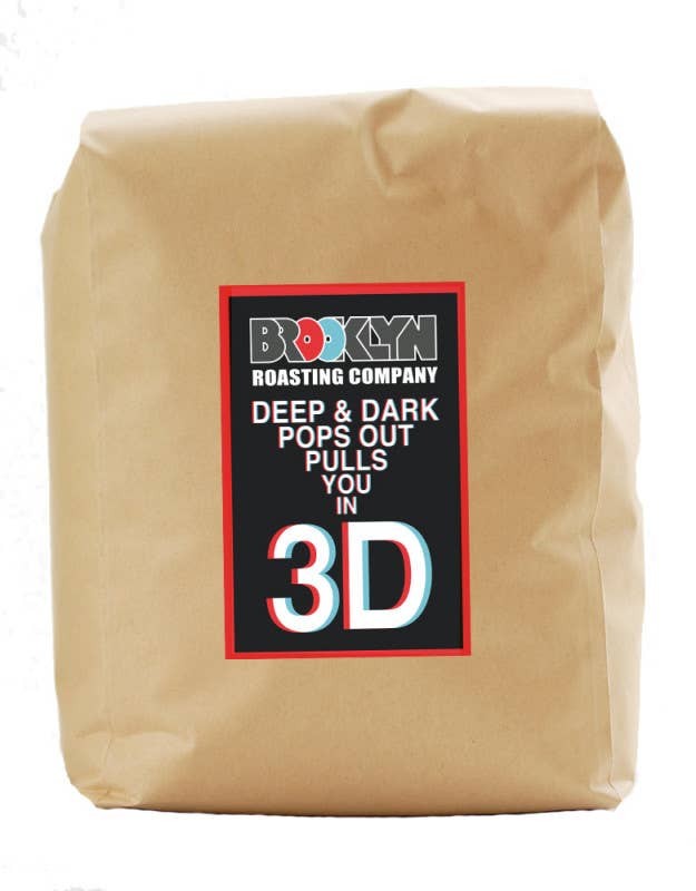 Brooklyn Roasting Company - Wholesale Coffee Beans - Brooklyn Roasting Company 3D, 5lb Bag Whole Bean Coffee0