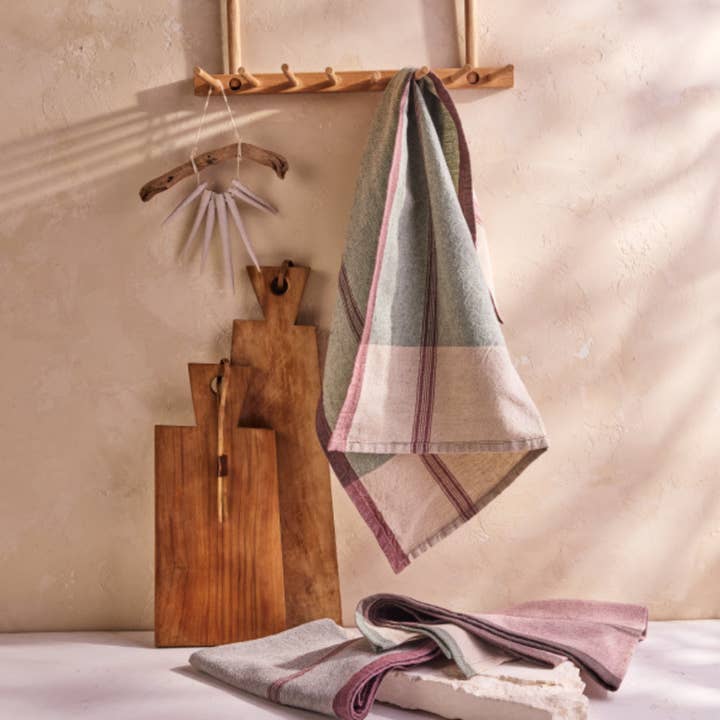 Be Home US - Wholesale Tea Towel - Lula Kitchen Towel, Set of 3, Slate1