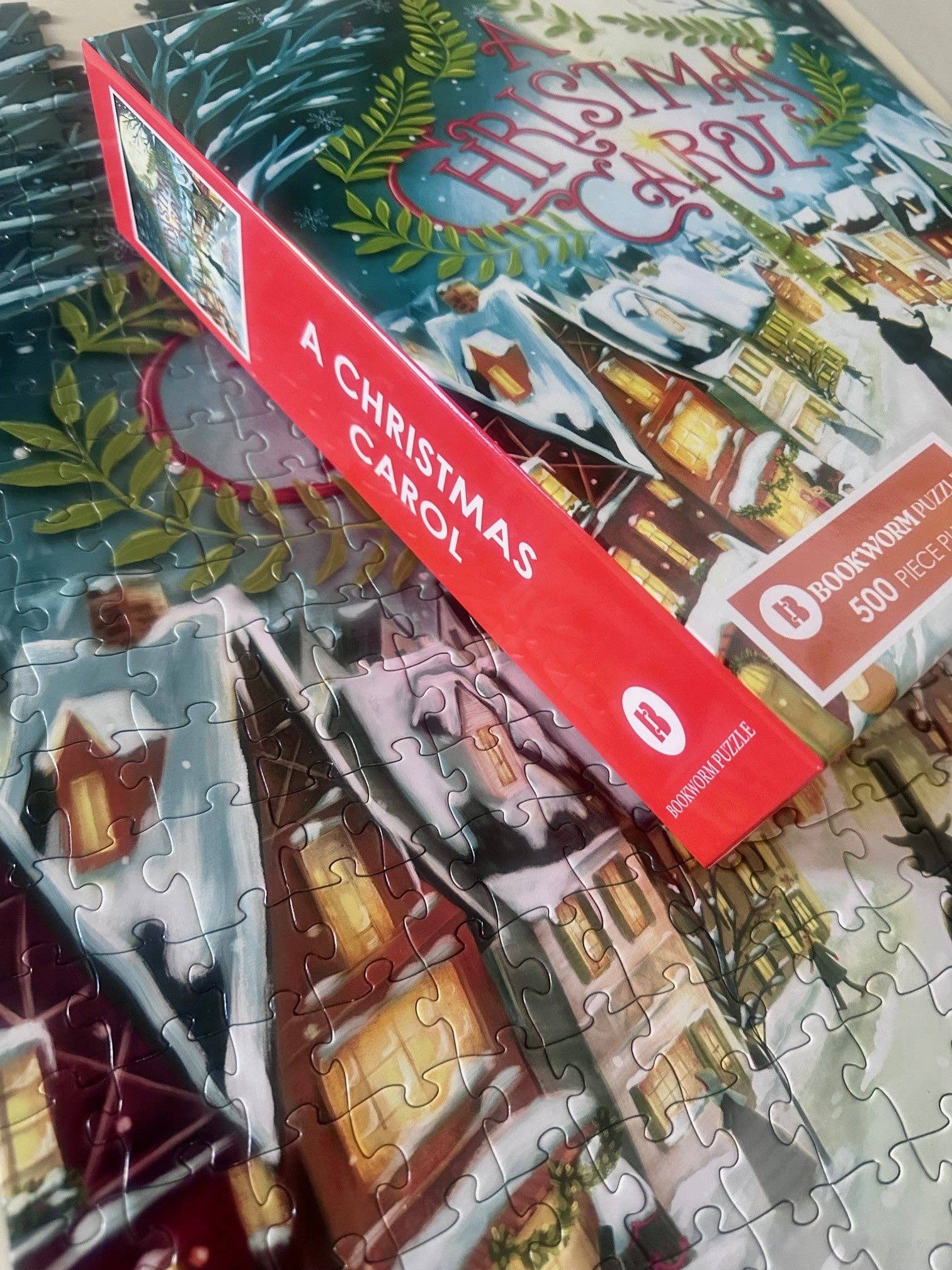 Bookworm Puzzle - Wholesale Puzzle - Adult - NEW! A CHRISTMAS CAROL -500 PIECE JIGSAW PUZZLE7