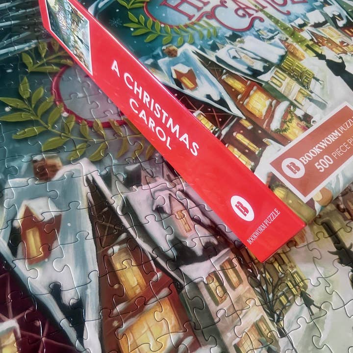 Bookworm Puzzle - Wholesale Puzzle - Adult - NEW! A CHRISTMAS CAROL -500 PIECE JIGSAW PUZZLE7