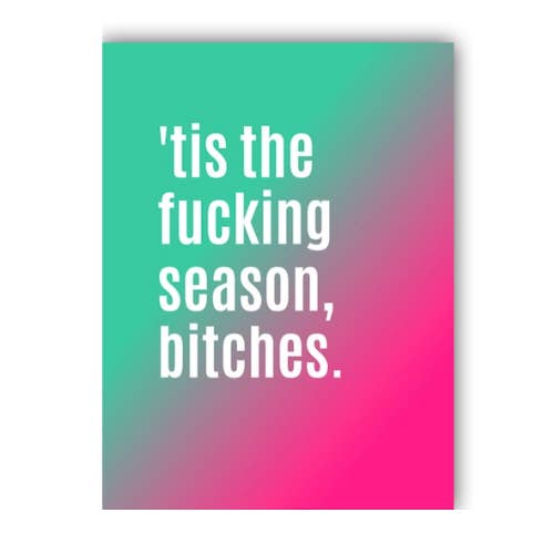 Tis The Season Card for wholesale by Fox Tail Design and Printing