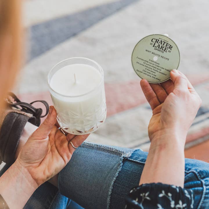 Broken Top Brands - Vendita all'ingrosso Candela in vasetto - Mojito alla Menta - Candela di Soia Naturale - Proibizione