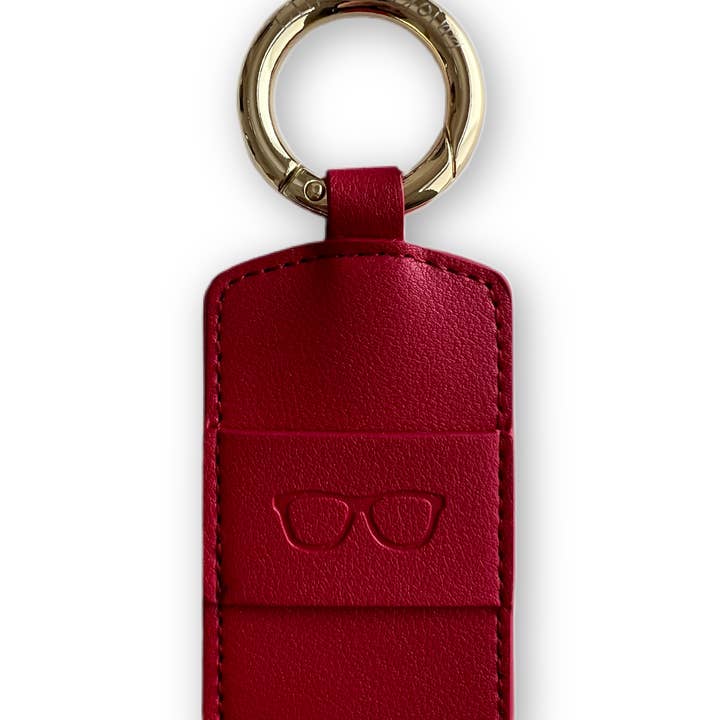 Clip on Going - Wholesale Eyewear Cases & Holders - Women's - Burgundy Sunglass/Eyeglass Holder - Clip on Going