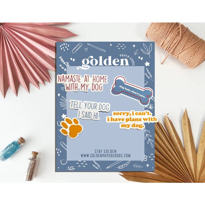 Dog Lover Sticker Pack for wholesale by Golden Paper Goods