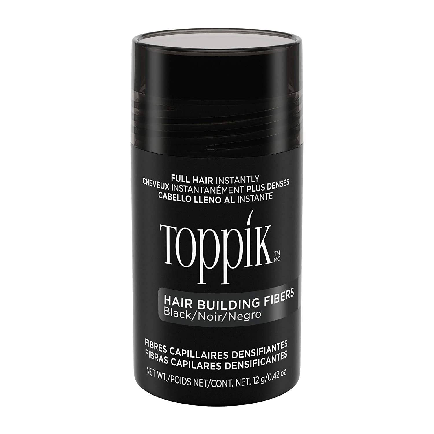 KT Supply - Wholesale Hair Thinning/Loss Treatment - Toppik Hair Building Fibers Spray, Black 0.42 Oz0