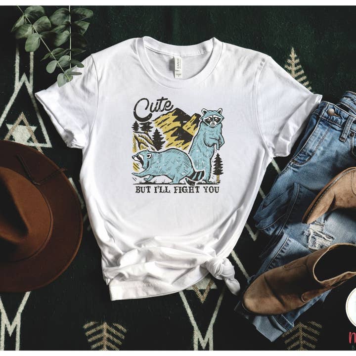 C'est mignon mais je vais me battre avec toi pour la vente par Neselle Boutique