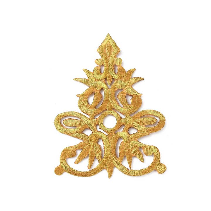 Parche de Diseño Metálico Dorado para venta al por mayor de The Charm Bar Company