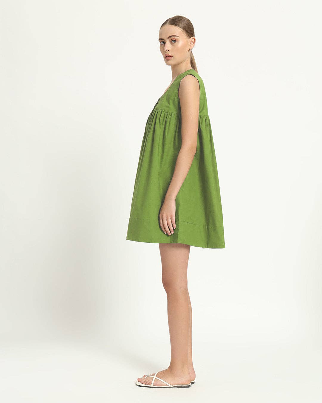Thevasa - Wholesale Dress - Women's - The Jois Fern Cotton Dress2