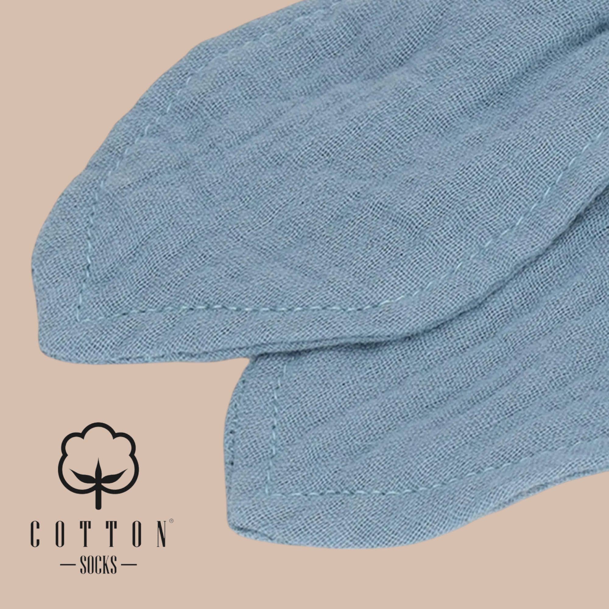 Cotton Socks - Wholesale Teether (Not Clip-On) - Baby - MC-04 Organic Cotton Muslin Teether 16 cm x 8 cm19