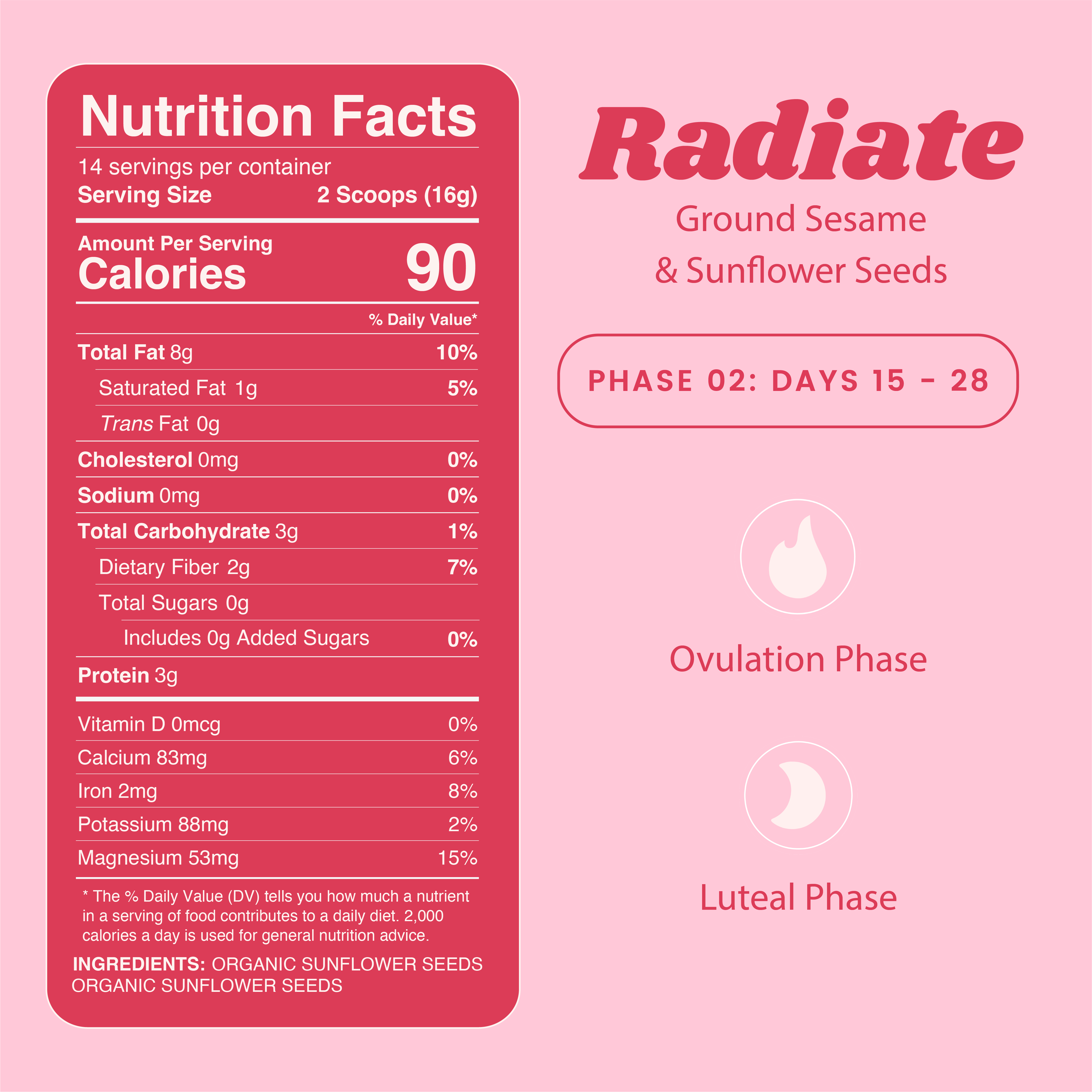 Funk It Wellness - Wholesale Oral Supplement/Vitamin - Organic Seed Cycling Kit3