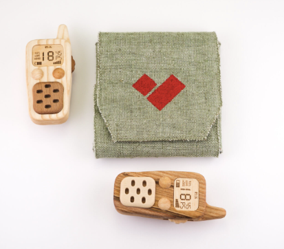 PoppyBabyCo - Vendita all'ingrosso Giocattolo in legno - Bambini - Walkie Talkie in legno per bambini5