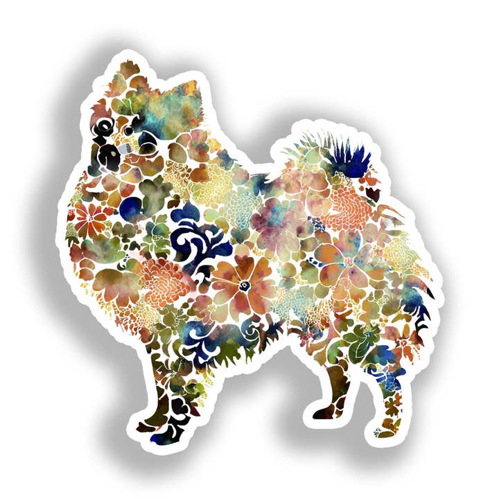 Pomeranian Dog Decal Sticker # A017400 for wholesale by Yoonek Graphics