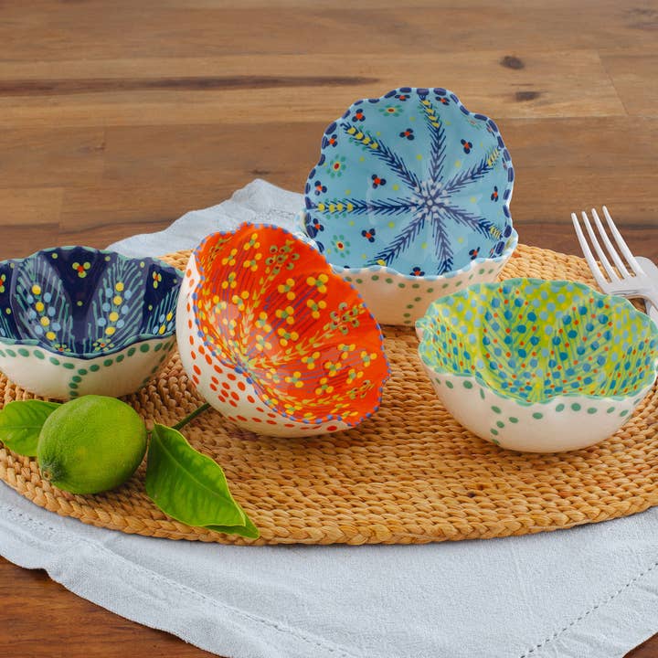 Thumbprint Artifacts - Wholesale Ramekin - Ceramic Poppy Ramekin5