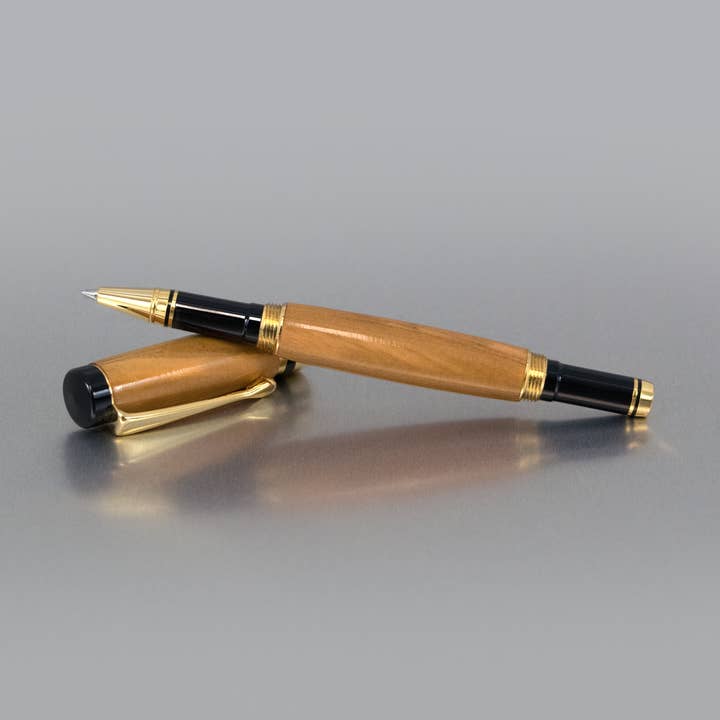 Executive Rollerball Pen - Olivewood for wholesale by Ortmann Woodcraft