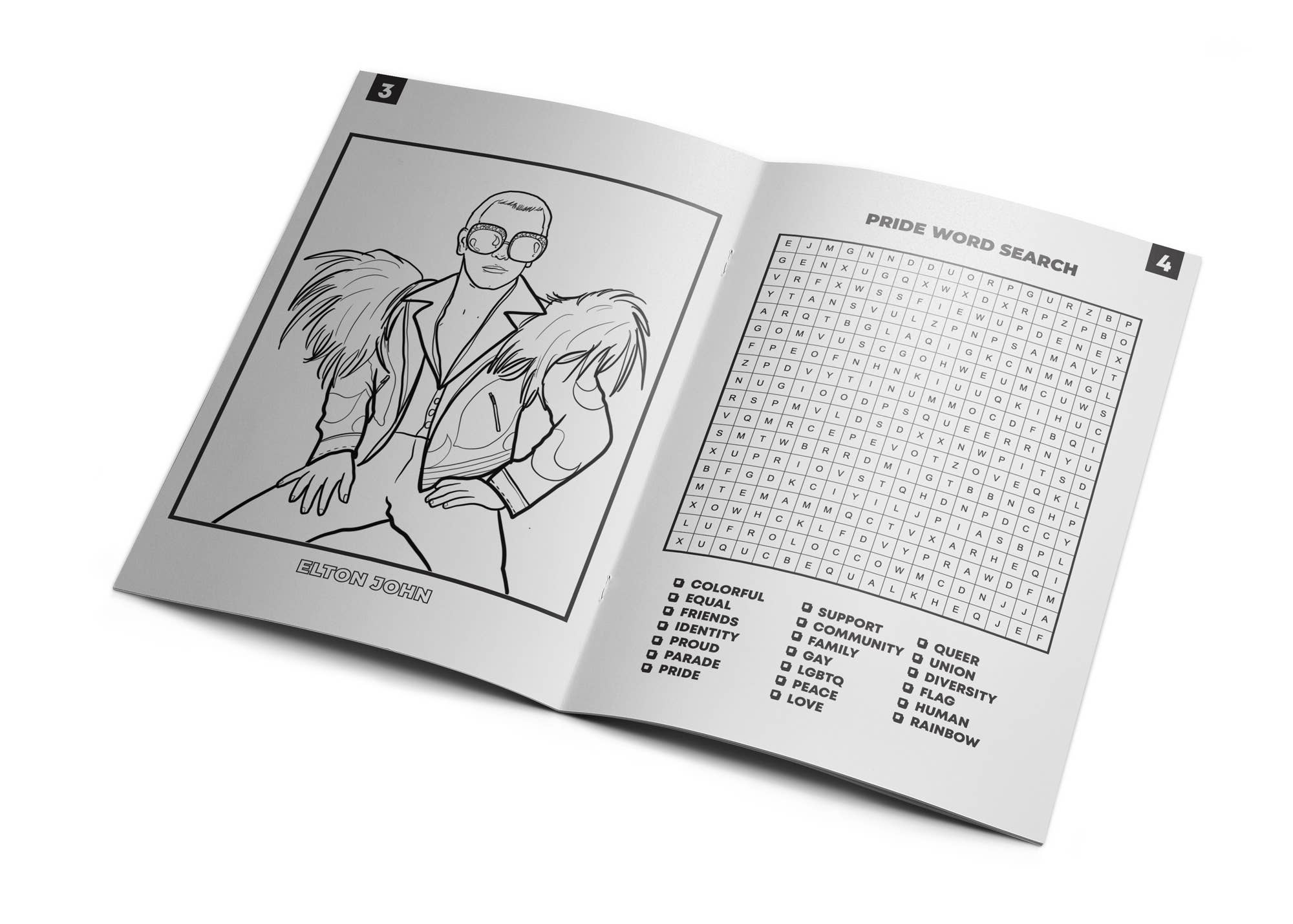 Studio Soph (We Pay Your Import Fees - We Ship DDP) - Wholesale Coloring & Activity Book - Adult - Queer LGBTQ+ Activity Coloring Book1