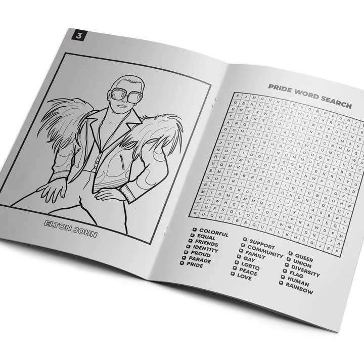 Studio Soph (We Pay Your Import Fees - We Ship DDP) - Wholesale Coloring & Activity Book - Adult - Queer LGBTQ+ Activity Coloring Book1