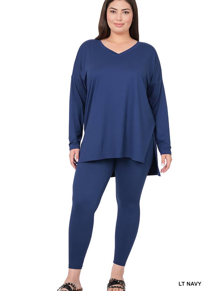 42POPS - Vente Ensemble de vêtements d'intérieur – femme - ".._ Ensemble de détente en microfibre Plus63