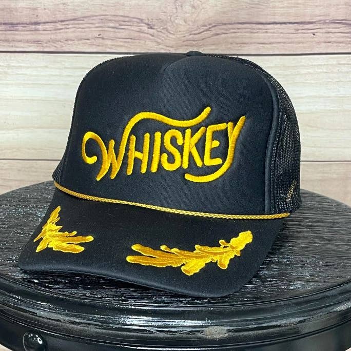 Whiskey | LC Elizabeth Original | Embroidered Trucker Hat for wholesale by LC Elizabeth