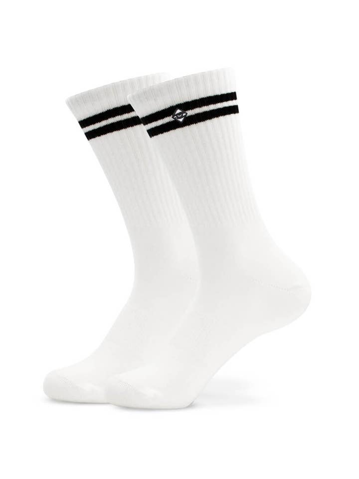 Basic White - calze da tennis per la vendita all'ingrosso da parte di J.Clay