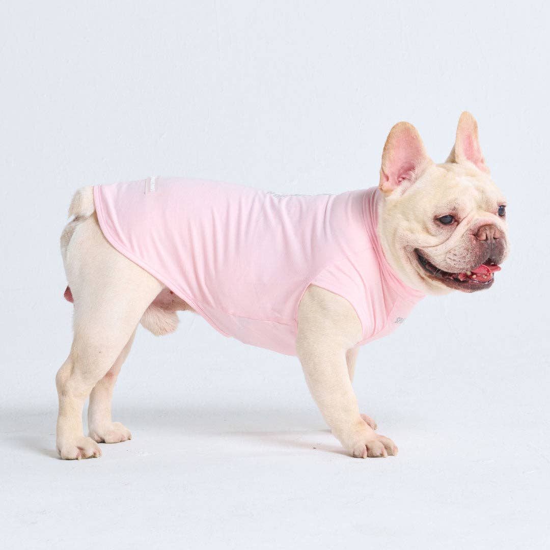 Spark Paws – wholesale Pet shirt – Dog – Sunblock Dog T-Shirt - Light Pink5