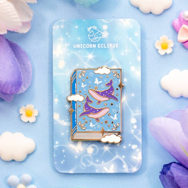 Hvalbog Emaljepin for engroshandel hos Unicorn Eclipse