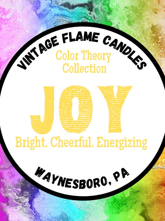 Alegria/Amarelo - A Coleção de Velas Coloridas por atacado de The Vintage Flame Candles