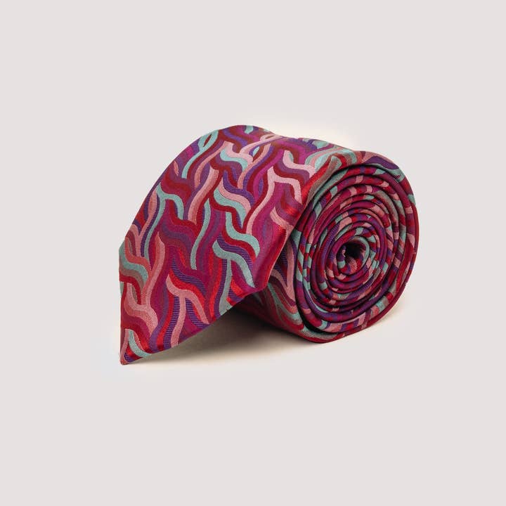 La Corbata de Seda Neptuno | 100% Seda | Vino para venta al por mayor de Steven Land