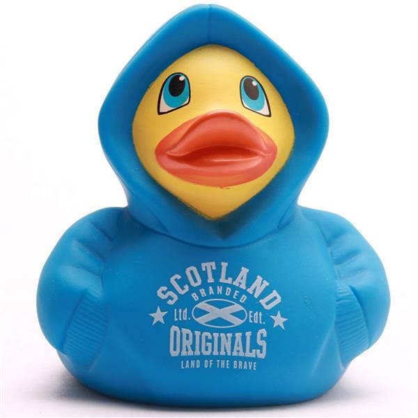 Duckshop - Wholesale Bath Toy - Baby - Rubber Duck Hoodie Scotland - blue - 9.5 - Rubber Duck2