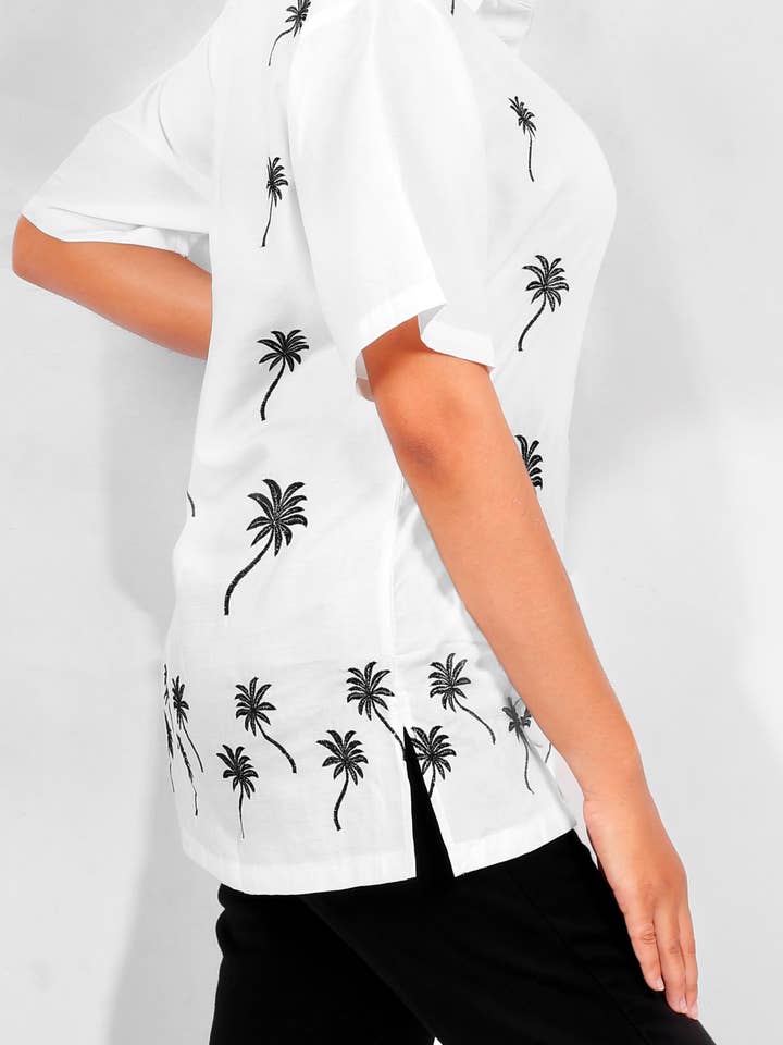 LA LEELA Women's Holiday Button Down Shirts Blouse To 133661 for wholesale by La Leela LLC