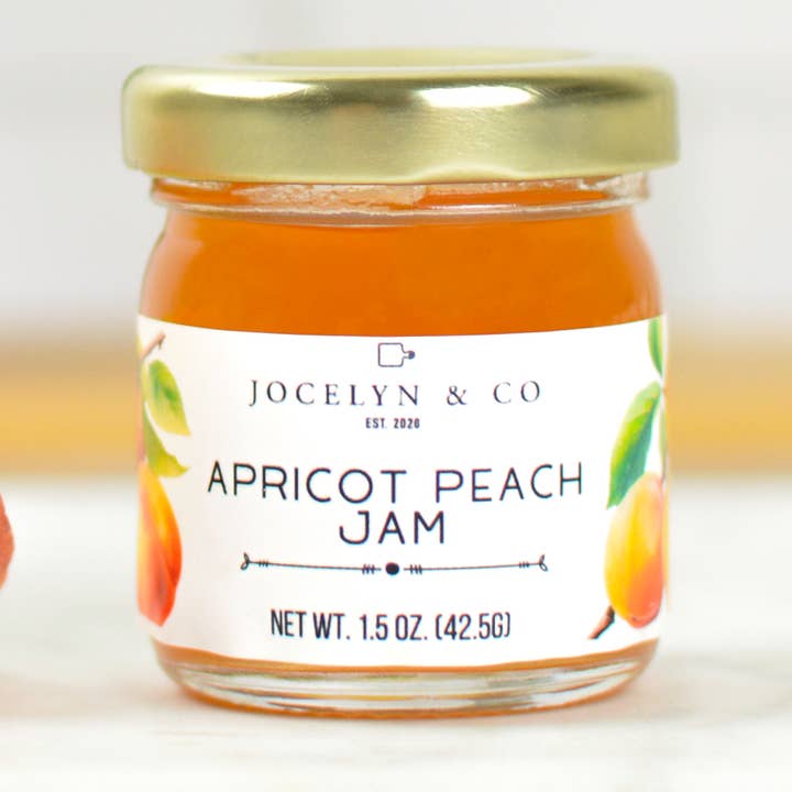 Apricot Peach Jam for wholesale by Jocelyn & Co