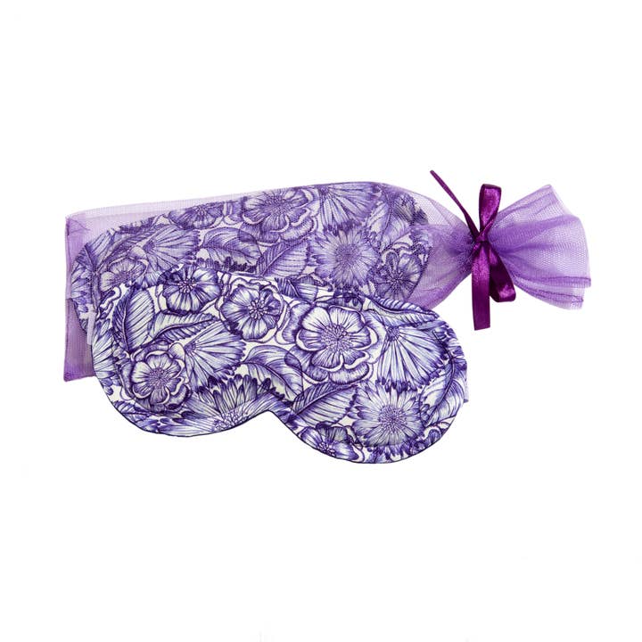 Sonoma Lavender - Wholesale Sleep/Eye Mask - Sleep Mask - Lavender Purple Bouquet