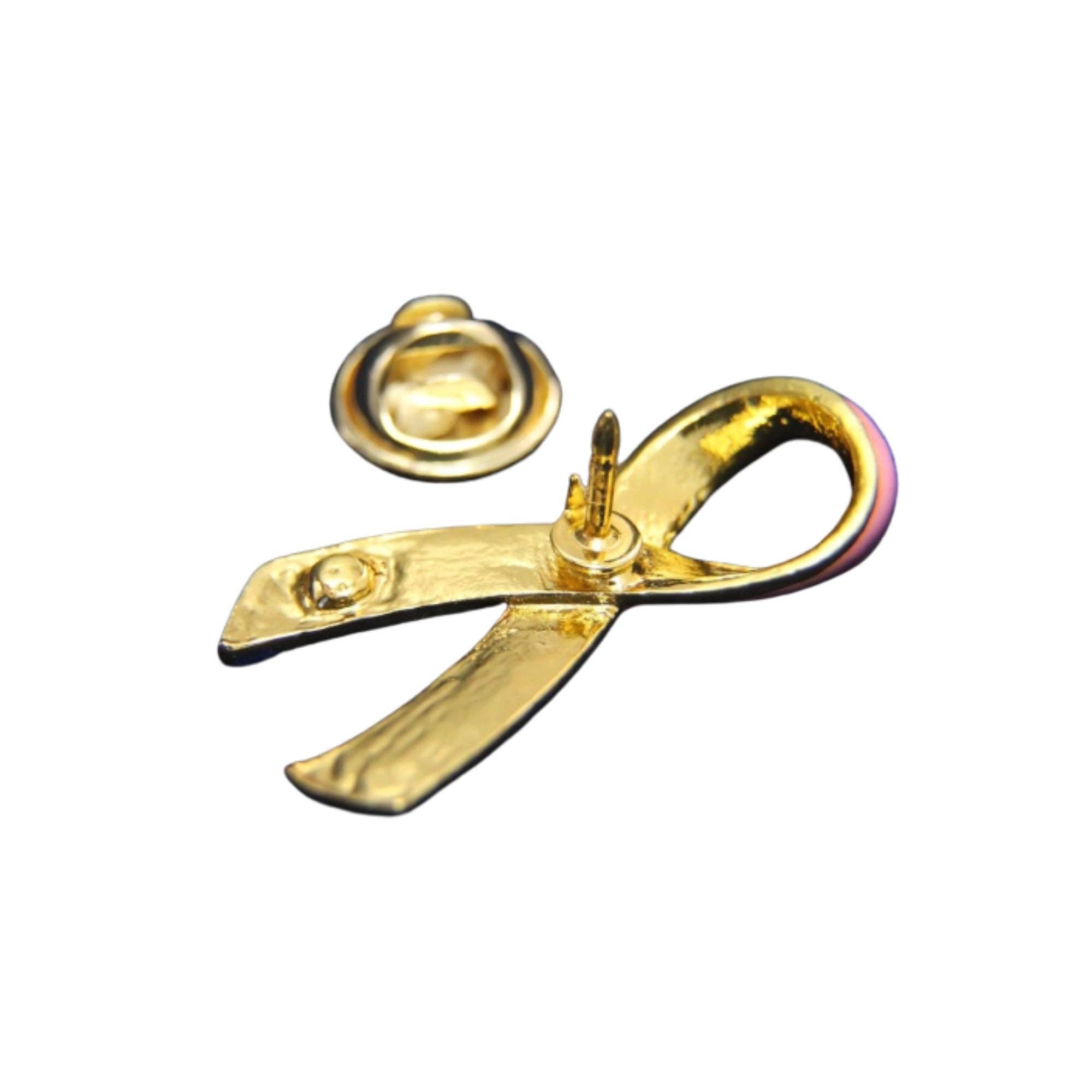 The Awareness Company - Wholesale Brooch - Large Pink Ribbon Pins with Crystals2