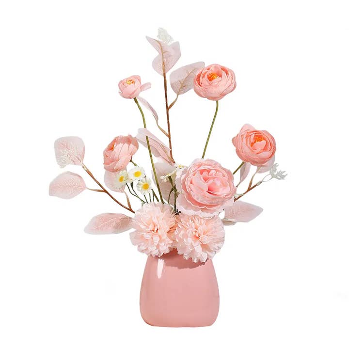 Flower Potted Plant Ceramic Vase Holiday Décor for wholesale by La Bella Monte