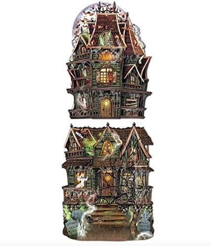 Beistle – Engroshandel Cutouts – Jumbo Haunted House 24½“ udskæringer, trykt på begge sider1
