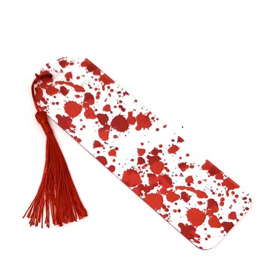 Blood Splatter Bookmark for wholesale by Barton Market LLC