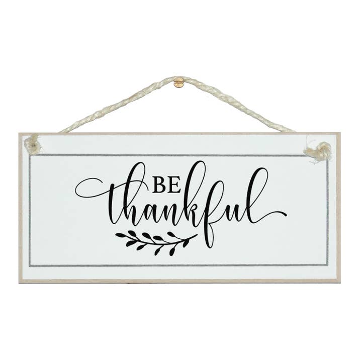 Seja grato estilo verão Sinais gerais por atacado de Crafty Clara