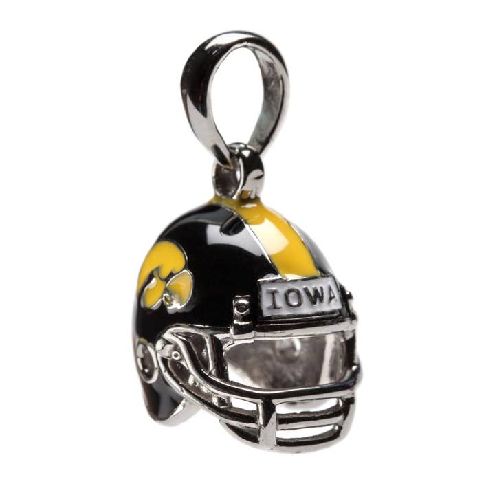 Iowa Charm Pendant - Football Helmet for wholesale by Stone Armory
