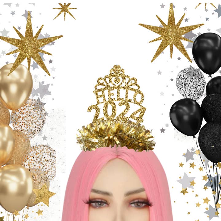 Bandeau de réveillon du Nouvel An, décorations de réveillon du Nouvel An, fête de New York pour la vente par Urenvited