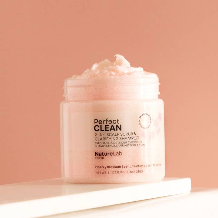 Naturelab. TOKYO - Wholesale Scalp/Hair Treatment - Perfect Clean 2in1 Scalp Scrub + Clarifying Shampoo (Sakura)1