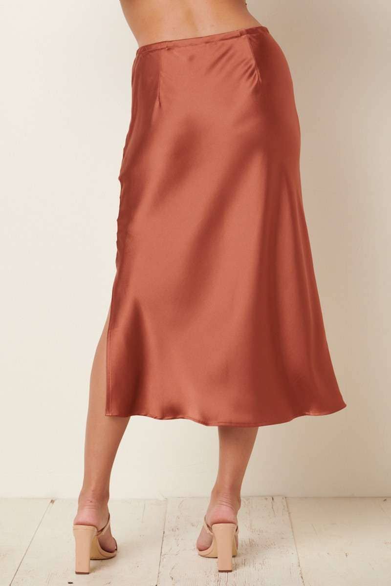 mittoshop - Wholesale Skirt - Women's - SATIN MIDI SKIRT4