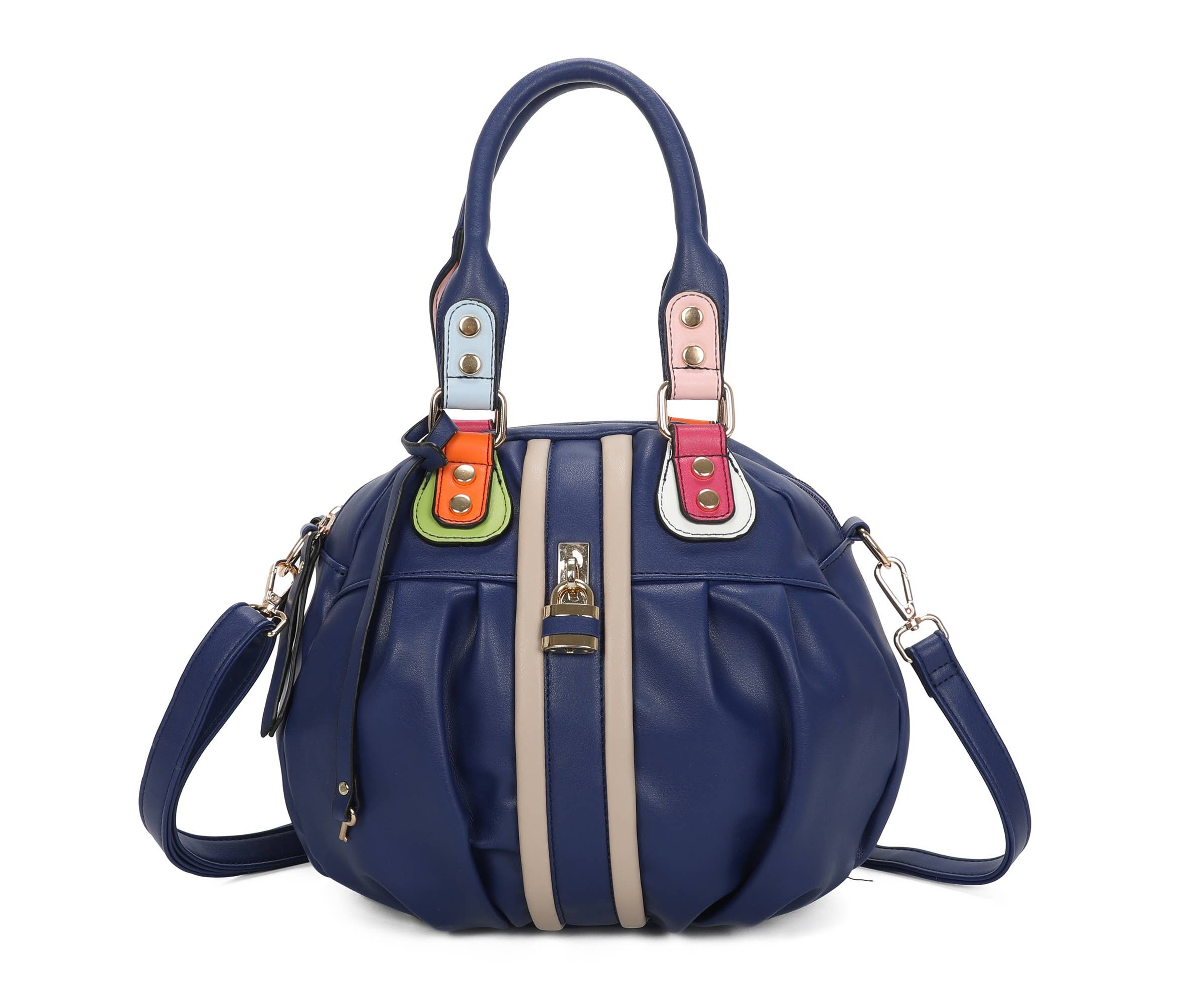 Superbia - Vente Sac à main avec poignée sur le dessus – femme - Sac Citrouille Double Fermeture Éclair Multicolore Superbia Soft 504-112