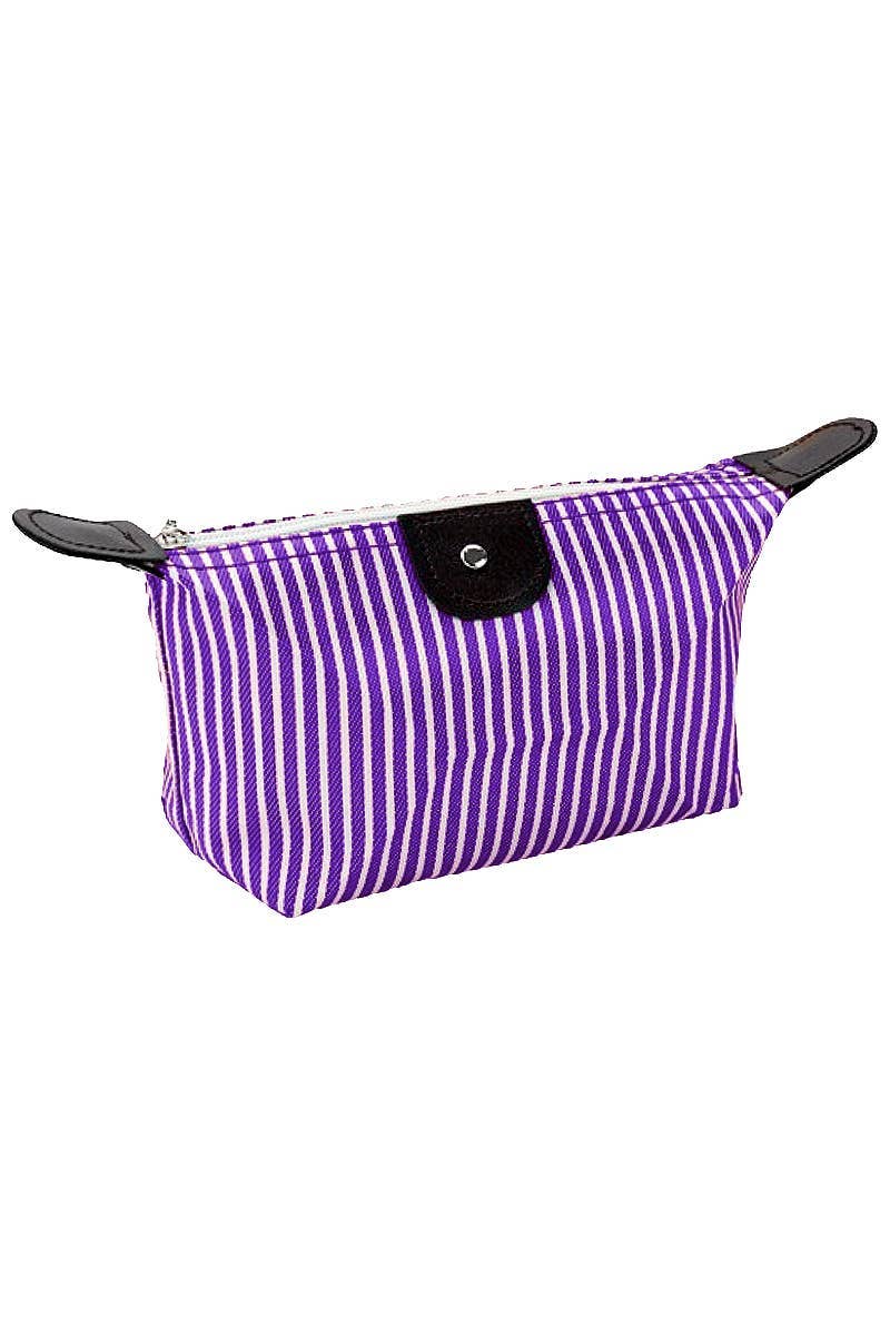 ASSORTED Harbor Stripe Organizer Pouch Travel Bag for wholesale on Faire11