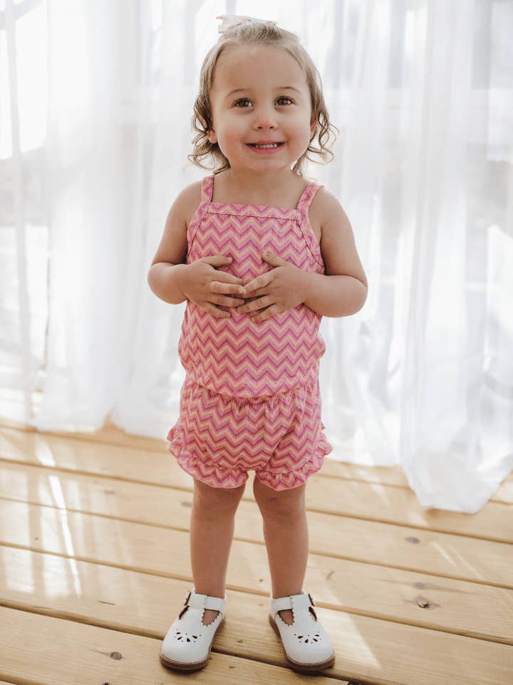 Luna Topp & Bloomer Set - Fizzy Pop för wholesale av Bailey's Blossoms