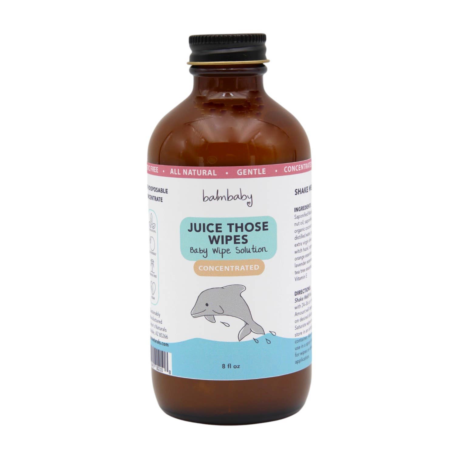 Taylor's Naturals - Wholesale Face & body wipes - Balm Baby - Juice Those Wipes Natural Baby Wipe Concentrate