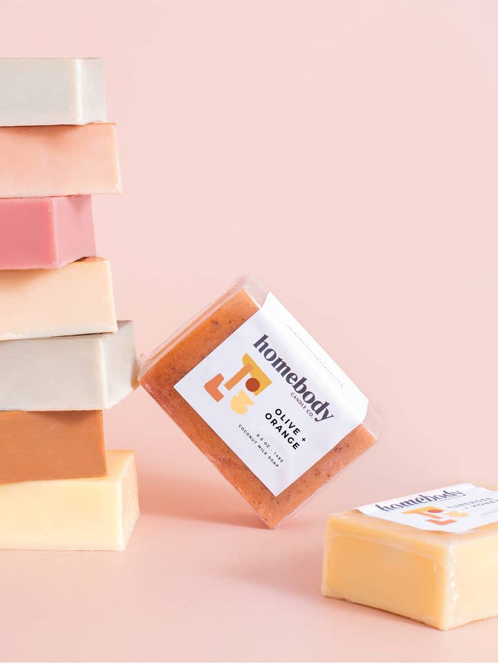 Oliven+ Orange • mælk sæbe for engroshandel hos Homebody Candle Co.