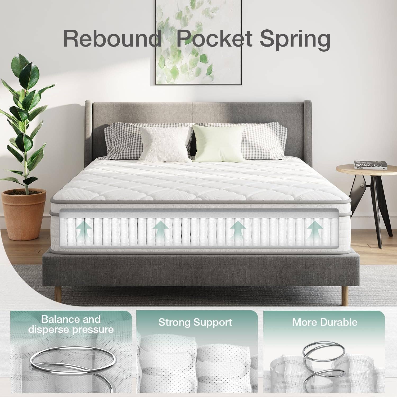 ShipItFurniture - Wholesale Bed - 10 Inch Twin Hybrid Mattress for Ultimate Comfort Support1