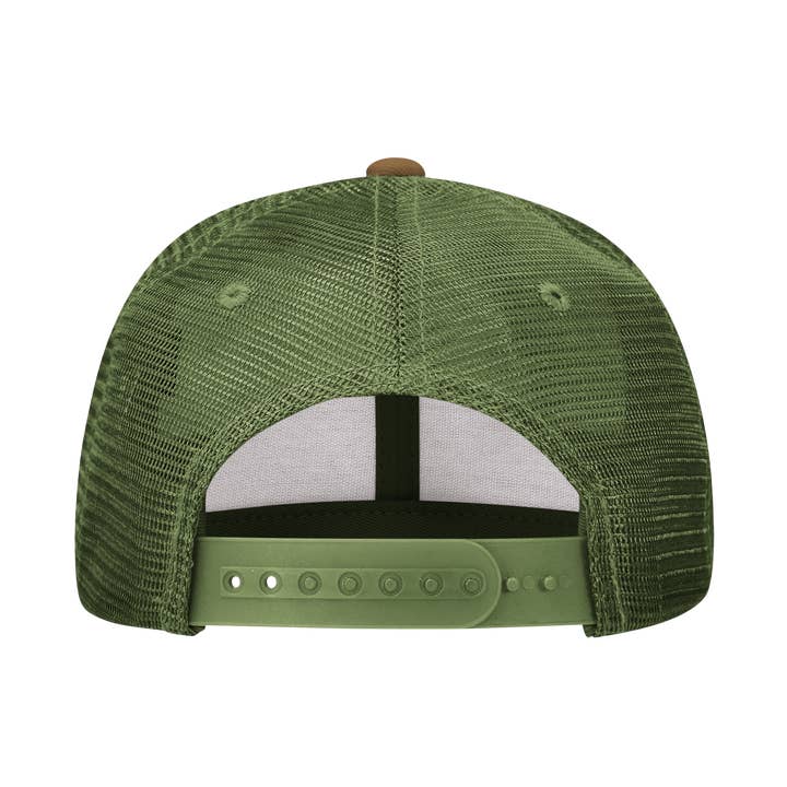 The Park Wholesale - Wholesale Trucker hat – Unisex - Decky 1052 - Blank 6 Panel Trucker Hat, Flat Bill Snapback - 105253