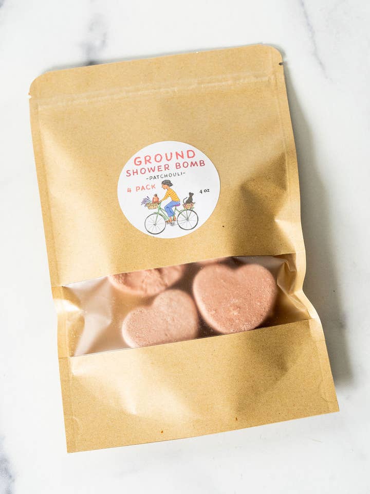 Brusebombe 4-pakke: Ground for engroshandel hos Granola Girl Skincare