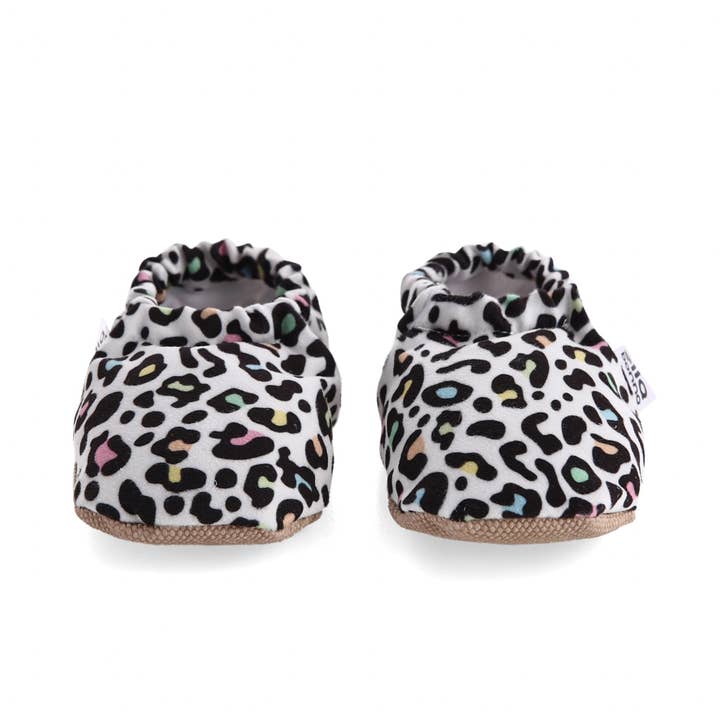 Boot pour bébé Ella Bonna à semelle antidérapante à motif léopard coloré pour la vente par Ella Bonna
