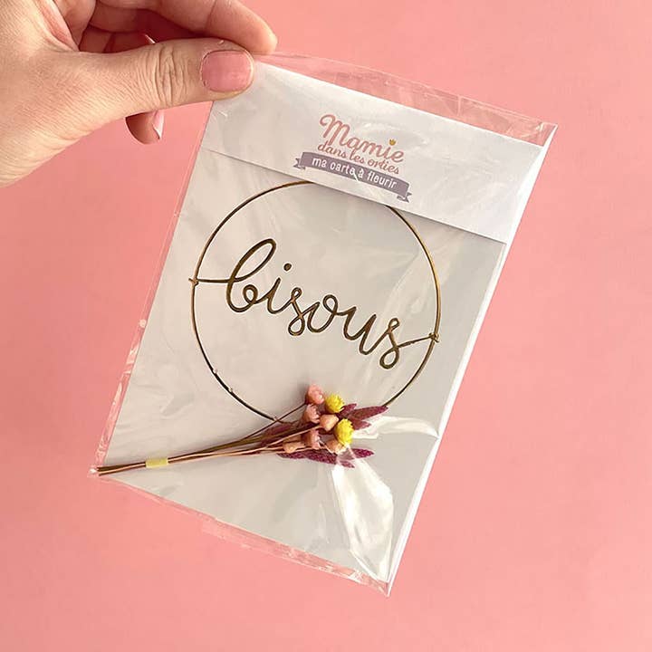 Pretty Flower Kiss Kartenset für den Großhandel von Mamie dans les orties